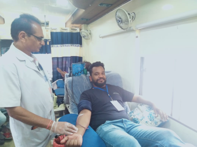 Health and Blood Donation Camp